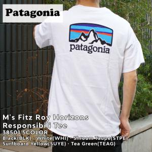 新品 パタゴニア Patagonia M's Fitz Roy Horizons Responsibili Tee フィッツロイ ホライゾンズ レスポンシビリ Tシャツ 38501 200008675240 半袖Tシャツ｜cliffedge