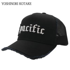 新品 ヨシノリコタケ YOSHINORI KOTAKE PACIFIC MESH CAP キャップ BLACK ブラック 黒 251001588011 ヘッドウェア｜cliffedge