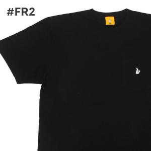 新品 エフアールツー #FR2 One point Icon Pocket T-Shirt ポケット Tシャツ BLACKxWHITE 200008975050 半袖Tシャツ｜cliffedge