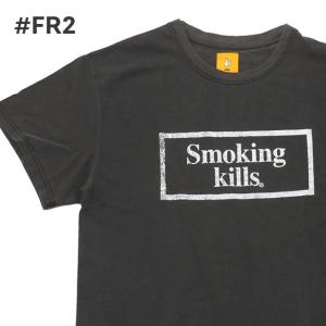 新品 エフアールツー #FR2 Smoking Angel Pigment T-Shirt Tシャツ BLACK ブラック 黒 200008989061 半袖Tシャツ｜cliffedge