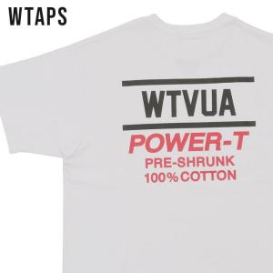 新品 ダブルタップス WTAPS POWER-T SS Tシャツ WHITE ホワイト 白 22217OND-CSM01 200009050510 半袖Tシャツ｜cliffedge