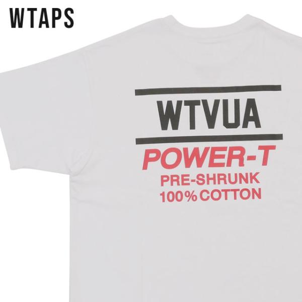 新品 ダブルタップス WTAPS POWER-T SS Tシャツ WHITE ホワイト 白 2221...