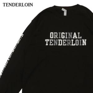 【数量限定特別価格】 新品 テンダーロイン TENDERLOIN LONG SLEEVE TEE 2A 長袖Tシャツ BLACK 202001264041 TOPS｜cliffedge