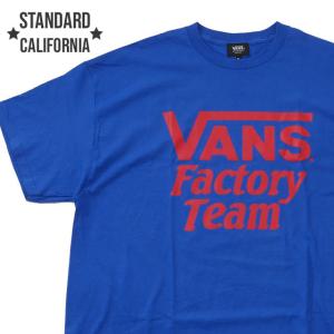 新品 スタンダードカリフォルニア STANDARD CALIFORNIA x バンズ VANS 20th Anniversary Logo Tee Tシャツ BLUE ブルー 青 200009103064 半袖Tシャツ｜cliffedge