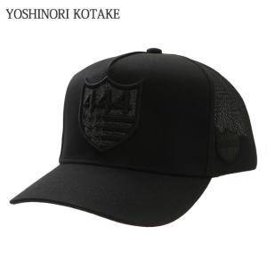 新品 ヨシノリコタケ YOSHINORI KOTAKE x BARNEYS NEWYORK BLACK LINE 444LOGO LAME MESH CAP キャップ BLACK 251001633011 ヘッドウェア｜cliffedge