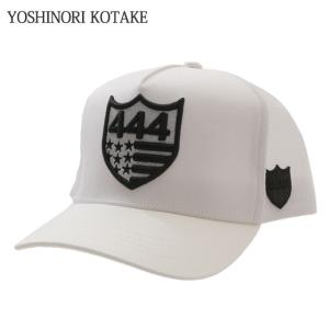 新品 ヨシノリコタケ YOSHINORI KOTAKE x BARNEYS NEWYORK BLACK LINE 444LOGO LAME MESH CAP キャップ WHITE 251001632010 ヘッドウェア｜cliffedge