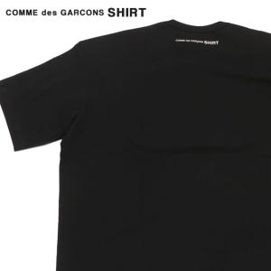 新品 コムデギャルソン シャツ COMME des GARCONS SHIRT Back Logo Oversized Logo T-Shirt Tシャツ BLACK ブラック 黒 200009125041 半袖Tシャツ｜cliffedge