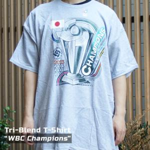 新品 WBC 2023 Champions Tri-Blend T-Shirt 侍ジャパン 日本代表 Tシャツ Japan Baseball LEGENDS TEE GRAY 200009150062 半袖Tシャツ｜cliffedge