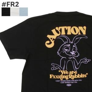 新品 エフアールツー #FR2 Saucy Rabbit T-shirt Tシャツ スモーキングキルズ ボックスロゴ Fxxking Rabbits うさぎ 200009174060 半袖Tシャツ｜cliffedge