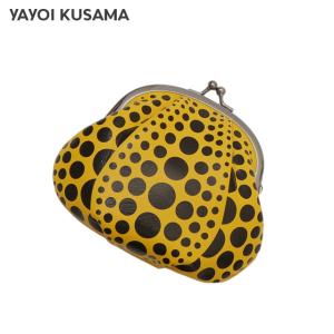 新品 YAYOI KUSAMA ヤヨイ クサマ 草間彌生 がま口 小 パンプキン 財布 ウォレット YELLOW イエロー 黄色 271000445018 グッズ｜cliffedge