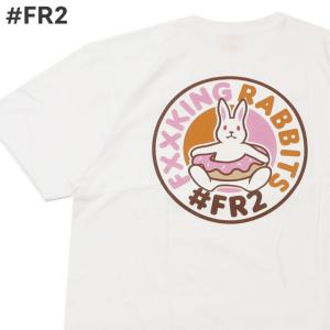 新品 エフアールツー #FR2 Rabbit Donut T-shirt Tシャツ #FR2 WHITE ホワイト 200009235050 半袖Tシャツ｜cliffedge