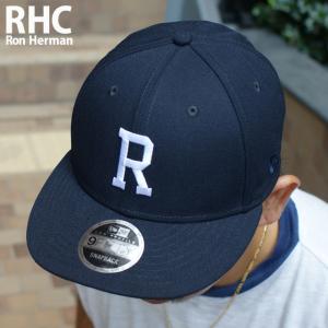 新品 ロンハーマン RHC Ron Herman x ニューエラ NEW ERA 9FIFTY Low Profile R Logo Cap キャップ NAVY ネイビー 265001760017 ヘッドウェア｜cliffedge