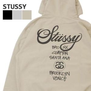 新品 ステューシー STUSSY WORLD TOUR HOOD スウェット パーカー 211000844055 SWT/HOODY｜cliffedge