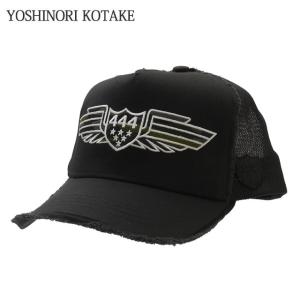 新品 ヨシノリコタケ YOSHINORI KOTAKE WING LOGO MESH CAP キャップ エンブレム ゴルフキャップ スポーツ 251001679011 ヘッドウェア｜cliffedge