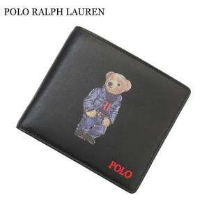 新品 ポロ ラルフローレン POLO RALPH LAUREN Polo Bear Print Folded Wallet ベア 二つ折り財布 ウォレット 271000448011 グッズ｜cliffedge