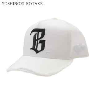 新品 ヨシノリコタケ YOSHINORI KOTAKE x ビームスゴルフ BEAMS GOLF BG LOGO MESH CAP ロゴ メッシュ キャップ トラッカー 251001688010 ヘッドウェア｜クリフエッジ