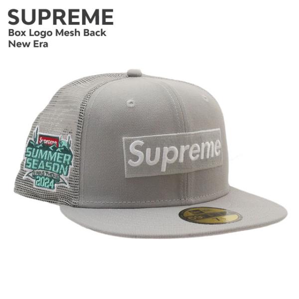 新品 シュプリーム SUPREME 24SS Box Logo Mesh Back New Era ...