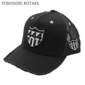 新品 ヨシノリコタケ YOSHINORI KOTAKE 444LOGO MESH CAP メッシュ キャップ エンブレム ゴルフキャップ スポーツ 251001704011 ヘッドウェア｜cliffedge