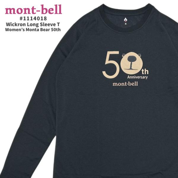 新品 モンベル mont-bell 50th WIC.ロングスリーブ T Women&apos;s モンタベア...