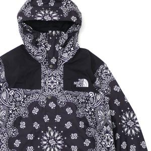 シュプリーム Supreme x ザ・ノースフェイス THE NORTH FACE 14FW Bandana Mountain Parka Jacket BLACK メンズ Lサイズ 130002921051 (OUTER)｜cliffedge