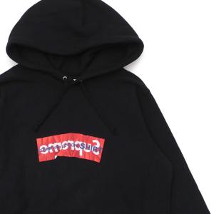 シュプリーム Supreme x COMME des GARCONS SHIRT コムデギャルソン シャツ Box Logo Hooded Sweatshirt BLACK Sサイズ 【中古】 111001443031 (SWT/HOODY)｜cliffedge