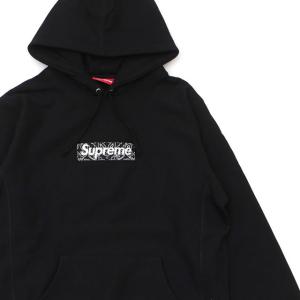 新古品/未使用 シュプリーム Supreme 19FW Bandana Box Logo Hooded Sweatshirt BLACK ブラック メンズ Mサイズ 2019FW 111001481041 (SWT/HOODY)｜cliffedge