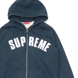 シュプリーム Supreme Arc Logo Thermal Zip Up Sweatshirt GREEN グリーン メンズ Lサイズ 【中古】 112002964055 (SWT/HOODY)｜cliffedge