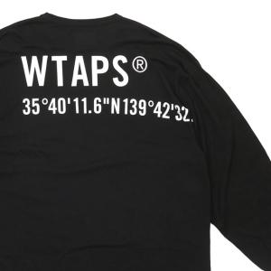 ダブルタップス WTAPS 21AW GPS LS TEE 長袖Tシャツ BLACK 212ATDT-CSM23 Lサイズ 【中古】 2021AW 102001824051 (TOPS)｜cliffedge