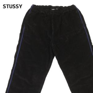 新品 ステューシー STUSSY Corduroy Relaxed Pant イージーパンツ BLACK ブラック 黒 420000486041 パンツ｜cliffedge