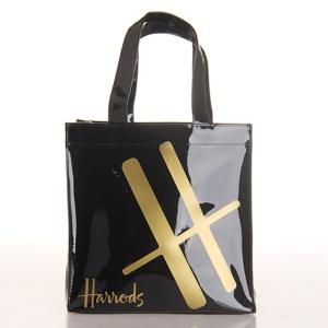 Harrods（ハロッズ） 正規品 裏地付 Mサイズ,PVC,トートバッグ,グレー