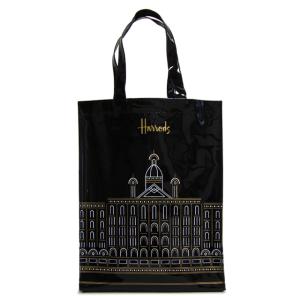 Harrods（ハロッズ） 正規品 裏地付 Mサイズ,PVC,トートバッグ,グレー