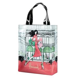 Harrods ハロッズ バスケット　ハンパー　43✕27✕15センチ Amazon｜英国 Harrods [ハロッズ] ラクジュアリー レザー 両サイド