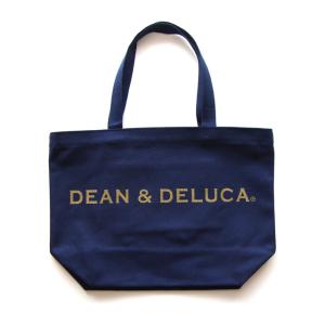 DEAN & DELUCA トートバッグ ネイビー 【L】｜climb-f