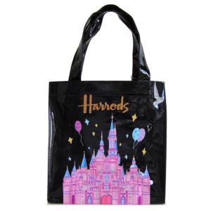 Harrods（ハロッズ） 正規品 裏地付 Mサイズ,PVC,トートバッグ,グレー