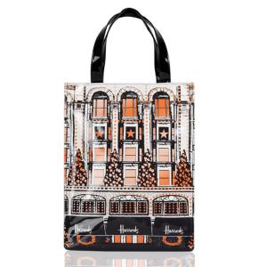 Harrods（ハロッズ） 正規品 裏地付き トートバッグ ショッピング