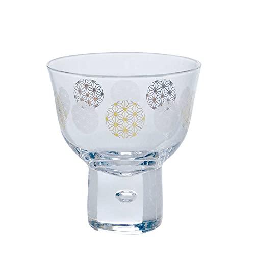 東洋佐々木ガラス 冷酒グラス 和紋 杯 麻の葉柄 日本製 130ml 07600-J416