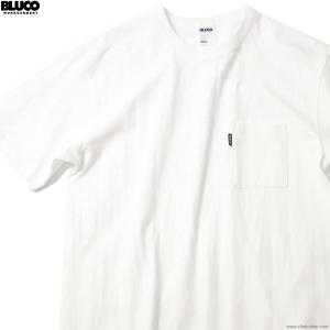 2025年春夏新作 BLUCO ブルコ BLUCO 2-PACK POCKET TEE (WHITE) [153-22-014] ロゴT ポケットTE｜CLINK