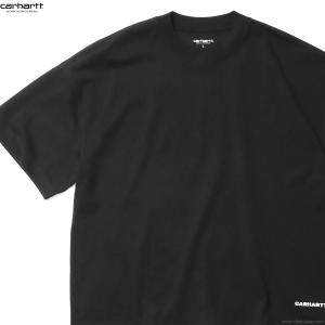 カーハート CARHARTT WIP S/S LINK SCRIPT T-SHIRT (BLACK/WHITE) メンズ ヘビーオンスTシャツ 半袖 ルーズ ゆったり オーバーサイズ｜clink