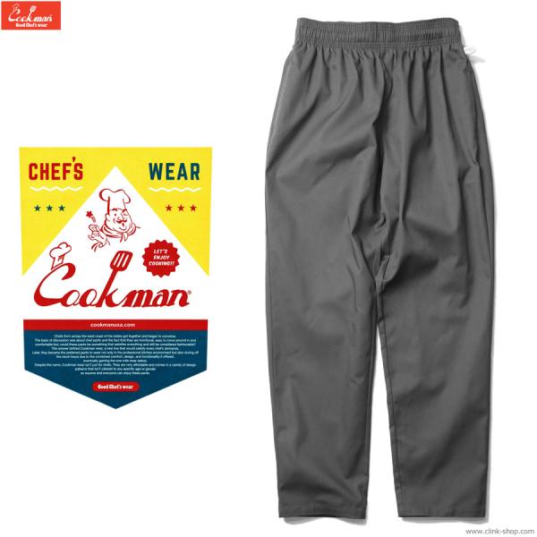 クックマン COOKMAN CHEF PANTS CHARCOAL メンズ イージーパンツ シェフパ...