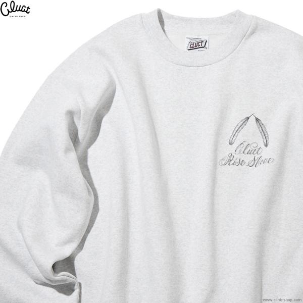 CLUCT クラクト CLUCT JOYTOWN [CREW SWEAT] (ASH) #05126...