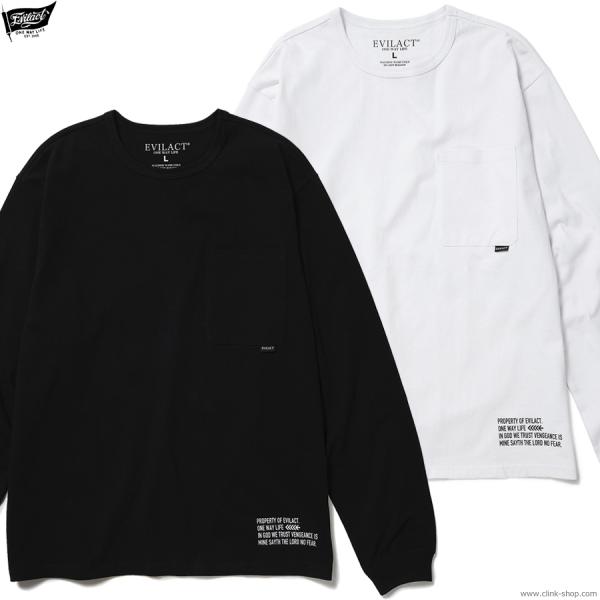イーブルアクト EVILACT 2PACK LS (WHITE/BLACK) [EA-2P-LS]
