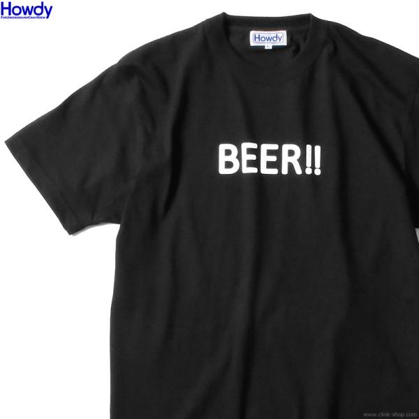 ハウディ Howdy BEER T (BLACK) [HWD2201-TE01] メンズ Tシャツ ...