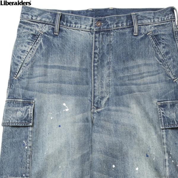 LIBERAIDERS リベレイダーズ LIBERAIDERS DENIM CARGO PANTS ...