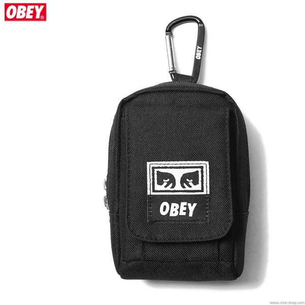 オベイ OBEY DROP OUT UTILITY SMALL BAG (BLACK) メンズ バッ...