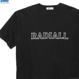 ラディアル RADIALL OUTLINE - CREW NECK T-SHIRT S/S (BLACK) メンズ Tシャツ 半袖 ブラック｜clink