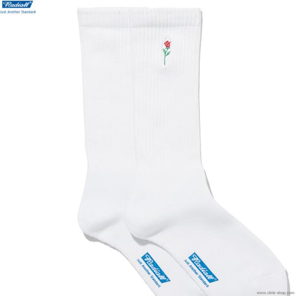 ラディアル RADIALL ROSE 2PAC SOX LONG (WHITE) メンズ ソックス