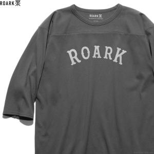 ロアーク リバイバル ROARK REVIVAL "MEDIEVAL LOGO" 3/4 SLEEVE TEE (GRAY) メンズ Tシャツ