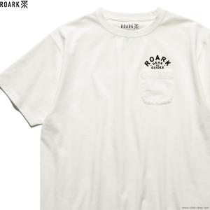 ロアーク リバイバル 半袖Tシャツ ROARK REVIVAL "GEAR & GUIDES" FINE TECH DRY TEE (WHITE)｜CLINK