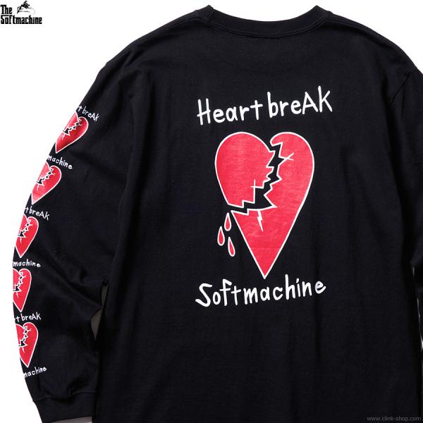 ソフトマシーン SOFTMACHINE HEARTBREAK L/S (BLACK) メンズ 長袖T...