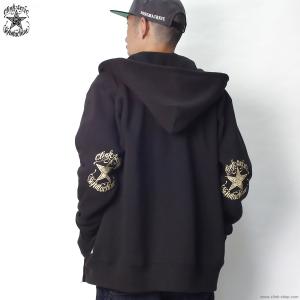 ソフトマシーン SOFTMACHINE × CLINK 20TH STAR ZIP HOODED (BLACK) コラボ ジップパーカー TATTOO タトゥー｜clink